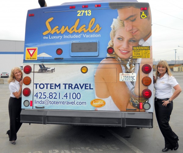 Totem Travel Sandals bus 